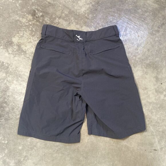 Palmyth Shorts Mens Medium Fishing Gray Boating‎ Flat Front Pockets - Picture 6 of 8